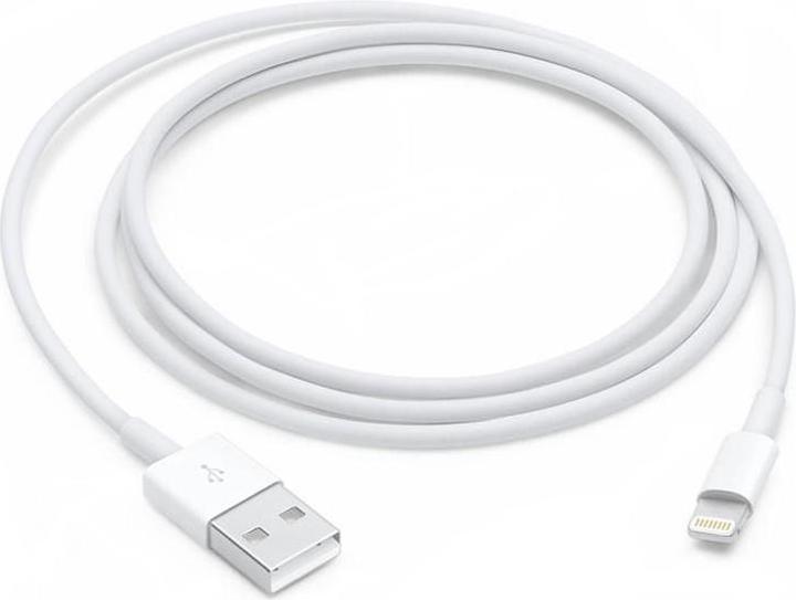 Actual product image - MXLY2ZM/A iPhone USB-A/Lightning Data Cable 1m White (Bulk) (1 m)