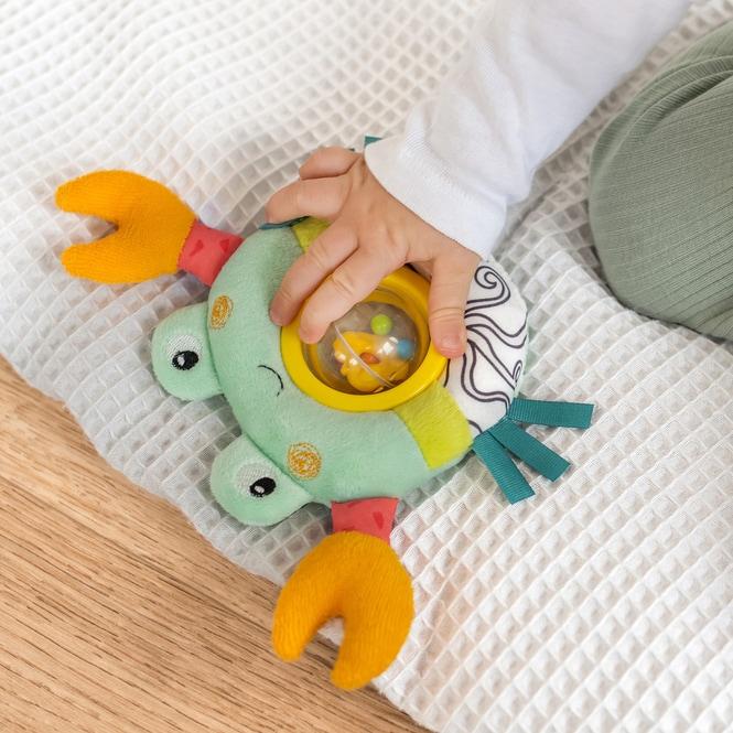 Produktbild Fehn Drehballrassel Krabbe Mehrfarbig, Material: Bouclette