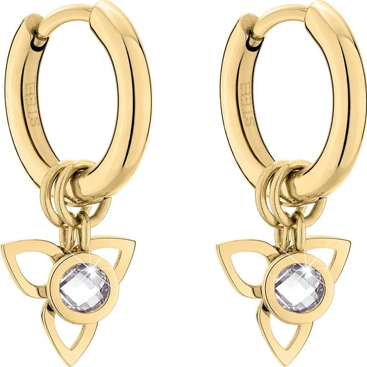 Immagine prodotto Tamaris Orecchini tondi giocosi placcati oro 2in1 TJ-0017-E-15 (L) (Acciaio inossidabile)