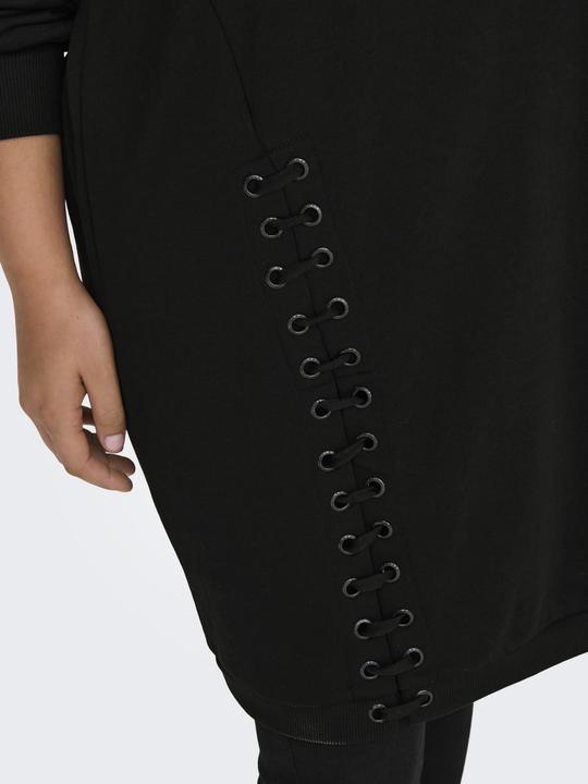 Produktbild Only Curvy einfarbiges Kleid mit langen Ärmeln (L)