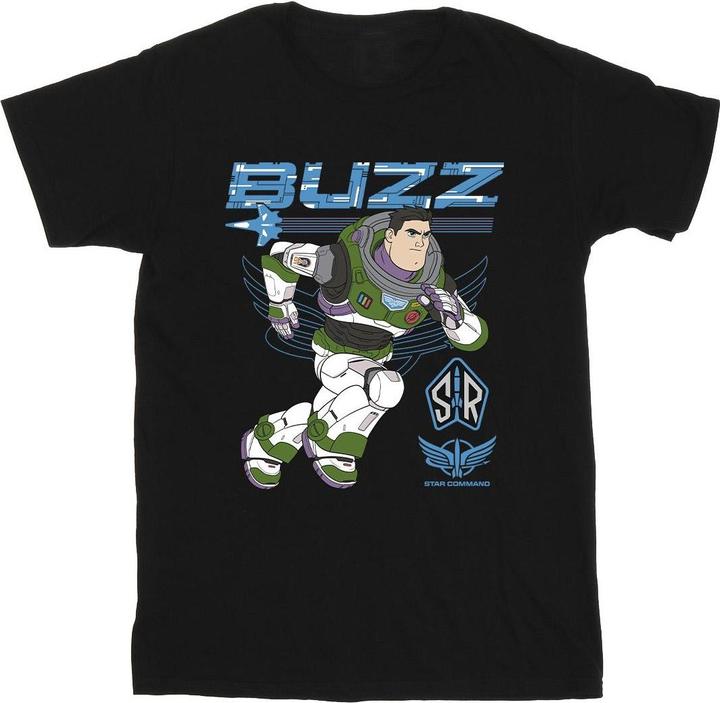 Actual product image Disney Mens Lightyear Buzz Run To Action T-Shirt (XL)