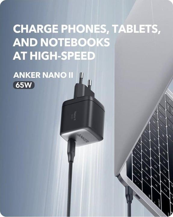 Actual product image Anker NANO II 65W - BLACK (65 W)