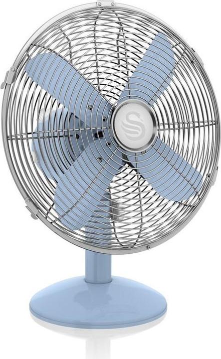 Actual product image Swan Retro SFA12620BLN Fan Blue