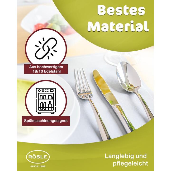Produktbild Rösle Kaffeelöffel (60 Stk., Besteck Set)