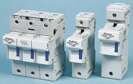 Actual product image Mersen Fuse Holder CMS 3-Pole 14x51mm (3 A)