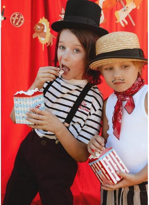 Actual product image Partydeco Zirkus Popcorn Tüten (6x)