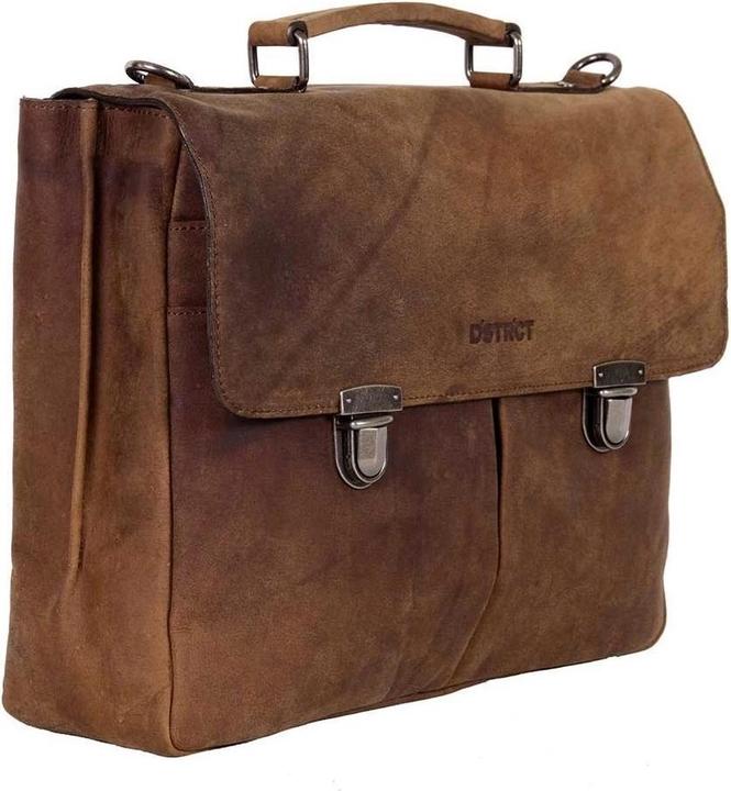 Produktbild DSTRCT Wall Street A4 Laptop -Tasche - 15,4 Zoll - braun (15.40")