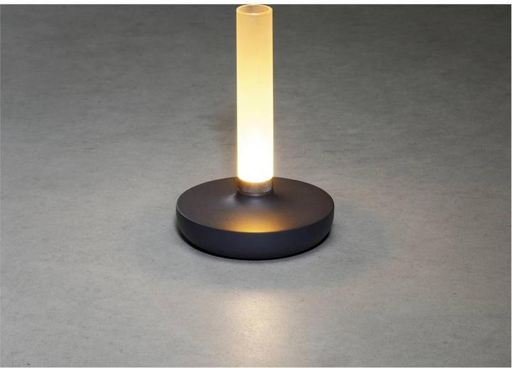 Produktbild Konstsmide Akku-LED Biarritz dunkelgrau Indoor/Outdoor 7827-373