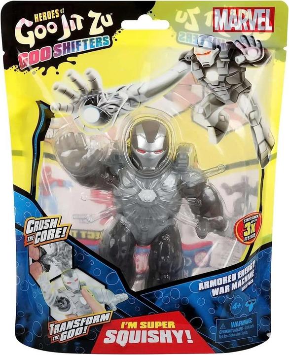 Actual product image Papo Heroes of Goo Jit Zu Goo Shifters the Marvel edition Hero Pack. Armoured Energy War Machine. I'm