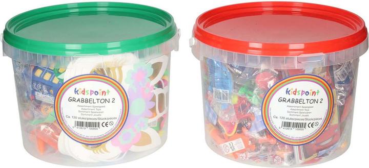 Productafbeelding Grabbelton mix in emmer, 120dlg. (120 Pcs.)