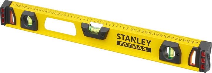 Immagine prodotto Stanley Livella FatMax I-profile II (lunghezza 60 cm, 2 fiale verticali/1 fiala orizzontale, alluminio) (61 cm)
