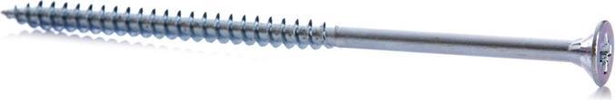 Produktbild Haushalt CHIPBOARD SCREW 5.0X100/60 WHT ZP10PCSG2