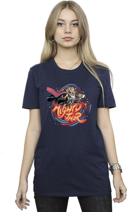 Image du produit - T-shirt THOR LOVE AND THUNDER MIGHTY THOR SWIRL - Femme (3XL)
