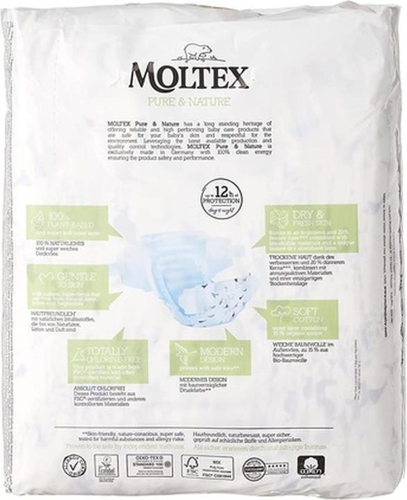 Image du produit Ontex Moltex Nature N°1 XL 16kg+ (Taille 6, 21 pcs)