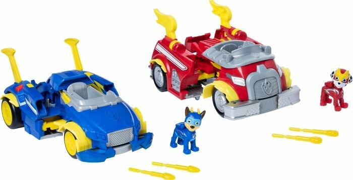 Spin Master Paw Patrol Mighty Pups Chase's Powered Up Cruiser