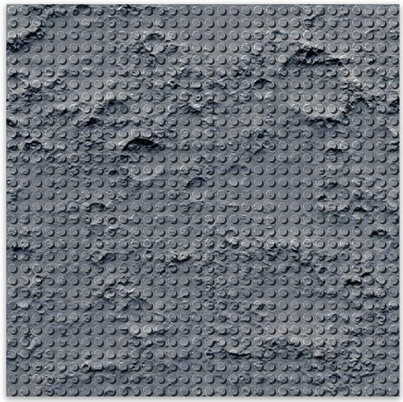 Produktbild Brixies Bauplatte 32x32 Mond