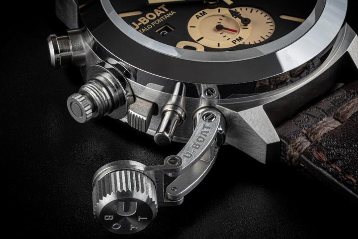 Actual product image U-Boat Classico (Analogue wristwatch, Swiss made, Chronograph, 45 mm)