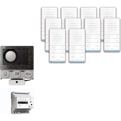 TCS, Klingel + Türsprechanlage, audio pack EB f.10 PAIF100/002Wohneinheiten m.EBlautsprecher