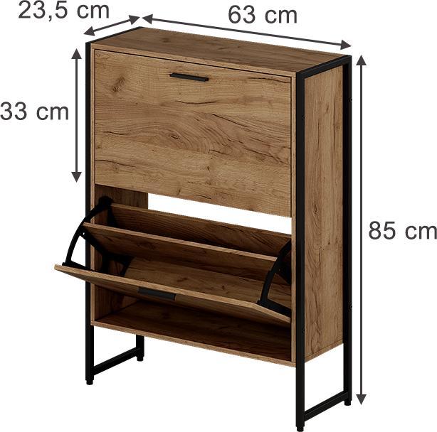 Actual product image Vicco Folda with 2 tilting compartments