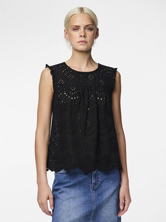 Actual product image Pieces PCVILDE top with ruffles (S)