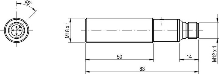 Actual product image Micro MD DETECTORS Opto sensor FFRL/BP-1E FFRL/BP-1E 10 - 30 V/DC 1 pc.