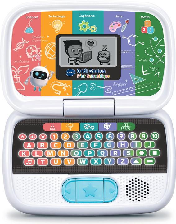 Immagine prodotto VTech Ordi Genius P'tit scientifique (Francese, 3 - 7 anni)