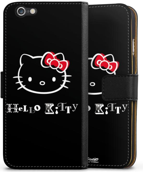 Produktbild DeinDesign Tasche für Apple iPhone 6s Handy Flip Case Wallet Cover Handytasche Leder Fanartikel Hello Kitty (Apple iPhone 6s)