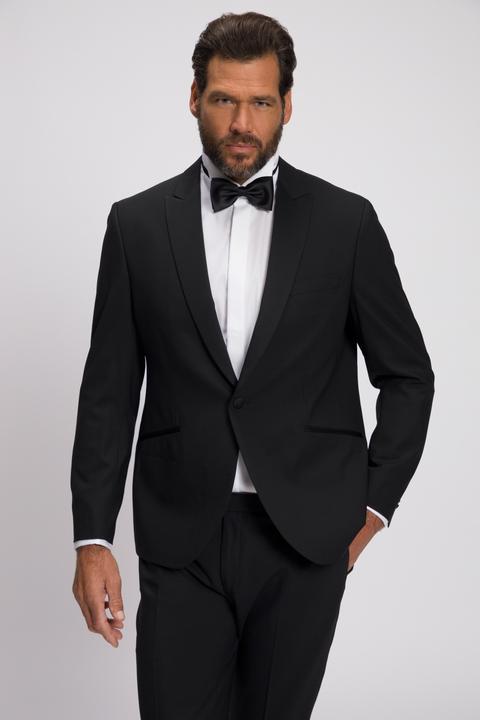 Image du produit JP1880 Veston de smoking# style business avec revers miroir, en laine stretch (64)