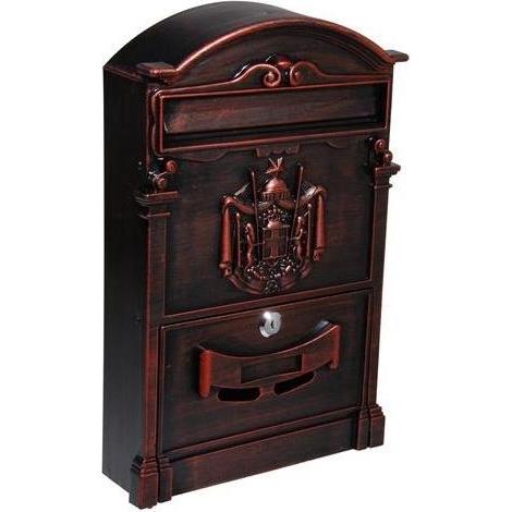 No Name, Bucalettere, CASSETTA POSTALE PW-550AL 256X87X410 ANT OTTONE