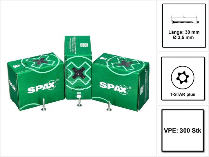 Produktbild Spax Rückwandschrauben (300 Schrauben pro Stück)