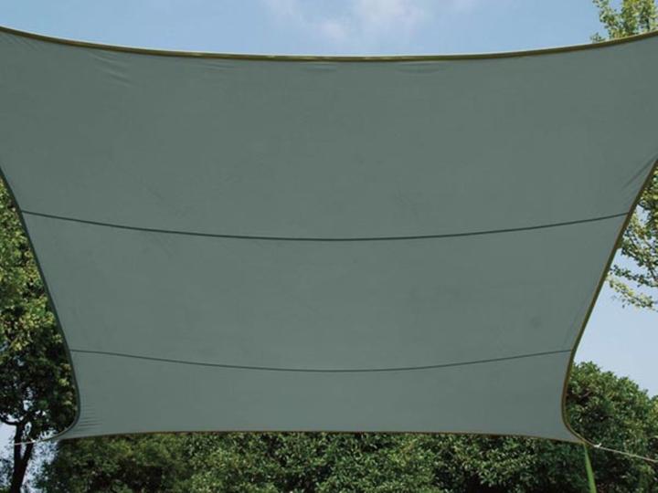 Produktbild Perel SONNENSEGEL - RECHTECKIG - 4 x 3 m - FARBE: GRÜNGRAU (4 x 3 m)