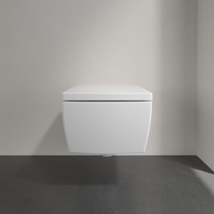 Actual product image Villeroy & Boch V&B WC seat MEMENTO 2.0 QuickRelease u SC function stone white