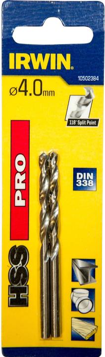 Actual product image Irwin Metal drill (4 millimetres)