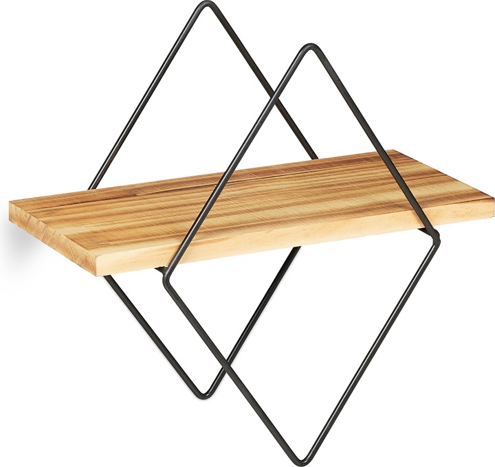 Actual product image Relaxdays Floating wall shelf (30 x 15 x 30 cm)