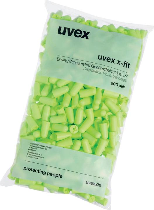 Productafbeelding Uvex Safety Gehoorbeschermingspluggen 37 dB x-fit 400 stuks (400 x)