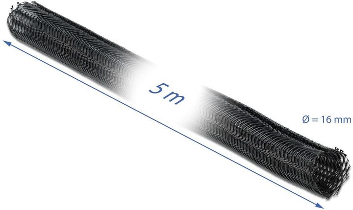 Produktbild Delock Kabelschlauch 5mx16mm, selbstschliessend (Kabelschlauch, 500 cm)