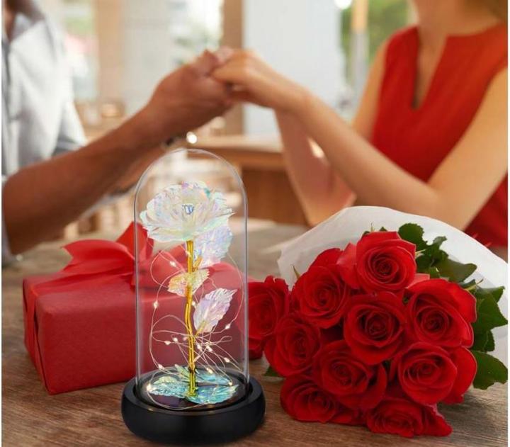 Produktbild Relaxdays Kunstrose (Infinity Blumen, 1x)