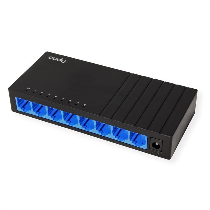 Productafbeelding Cudy GS108D netwerkswitch Gigabit Ethernet (10/100/1000) Zwart (8 ports)