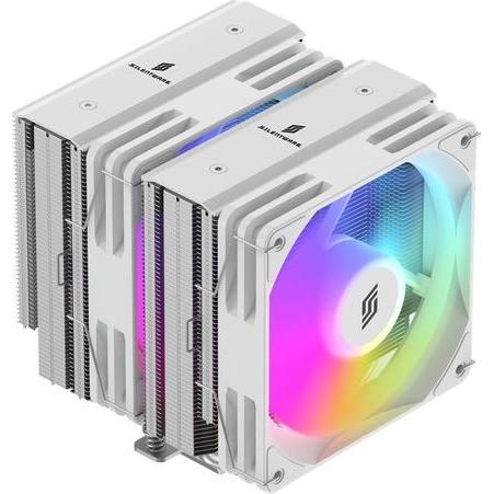 Silentware Titan White (weiss/silber, 120 mm), Dissipatore CPU, Bianco, Argento