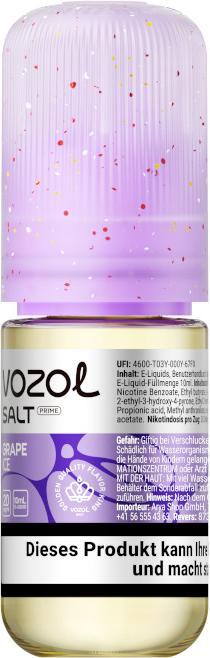 Vozol Liquids 20mg, Grape ICE (Traube)