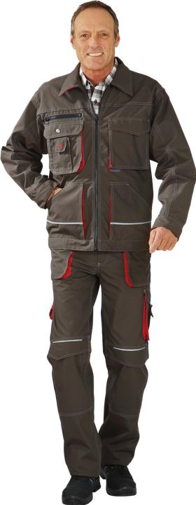 Produktbild Planam Bundjacke oliv/rot 60 62 (62)
