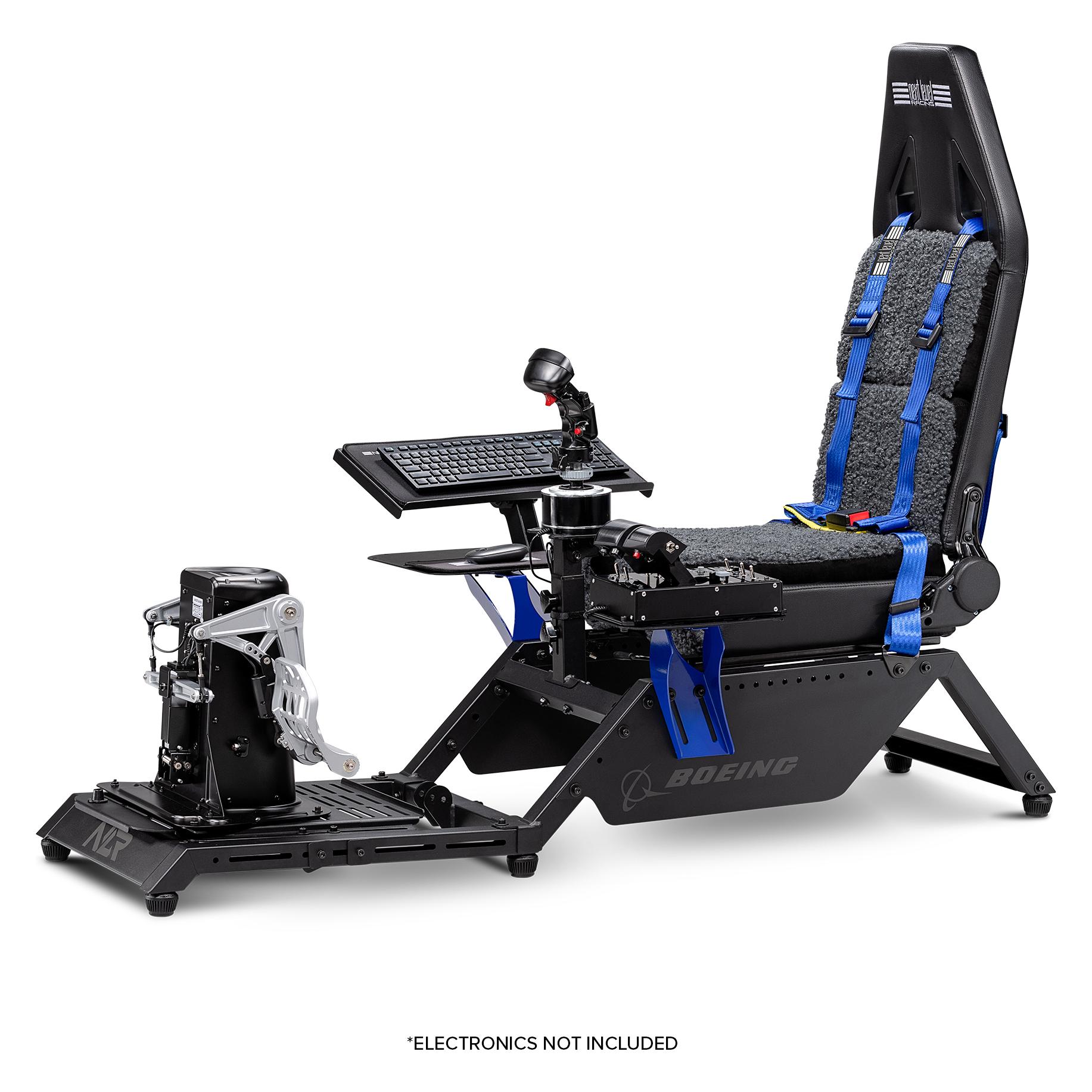 Next Level Racing Flight Simulator Boeing Commercial Nlr-S027, Sim Rig, Blau, Schwarz
