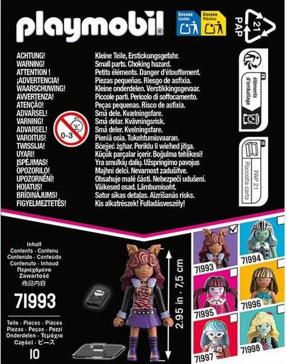 Produktbild Playmobil X Monster High Clawdeen Wolf (71993)