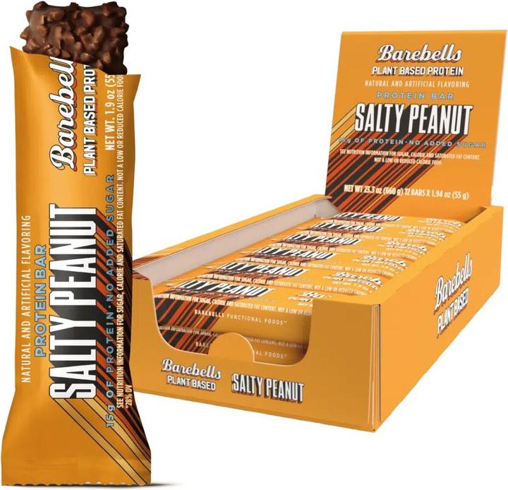 Actual product image Barebells Vegan Protein Bar (12 x 55g) (12 pcs., 660 g)