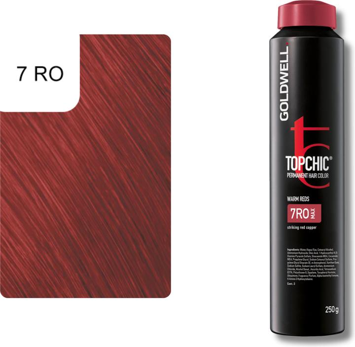 Actual product image Goldwell Topchic (7-RO striking red copper)