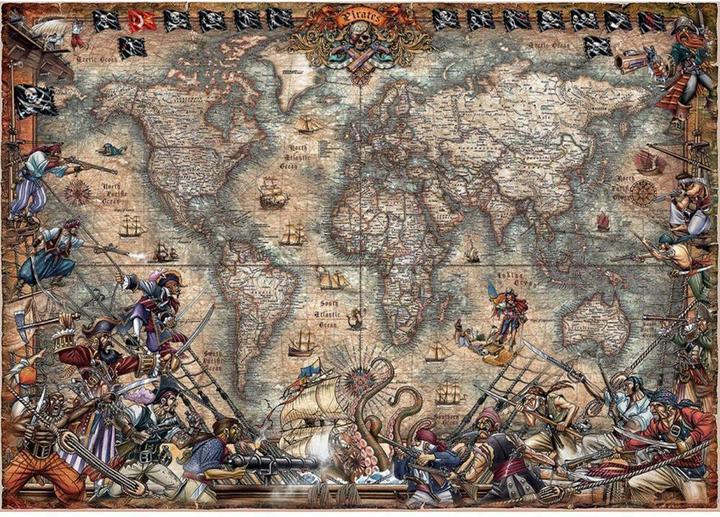 Immagine prodotto Educa Pirates Map (2000 pezzi)