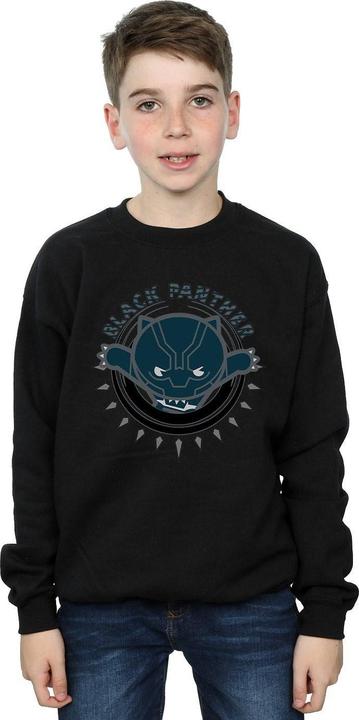 Produktbild Kawaii Black Panther Pounce Sweatshirt Jungen (152, 158)