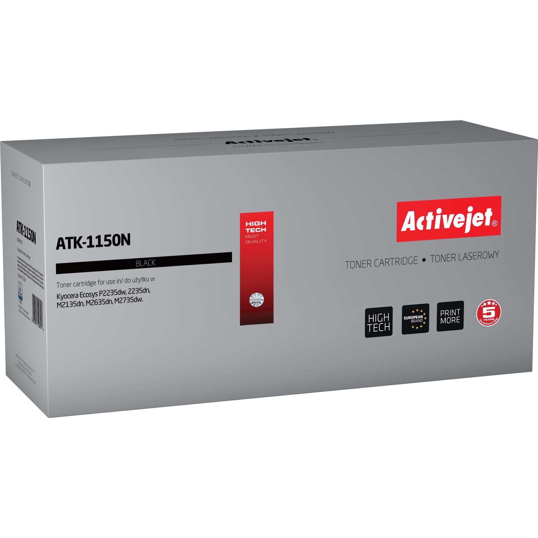 Activejet, Toner, ATK-1150N - 3000 Seiten - Schwarz - 1 Stück(e) (BK)