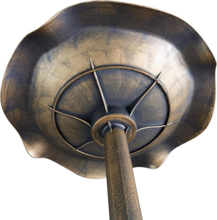 Produktbild Outsunny Vogeltränke mit Blattdesign und Ornamentfuss