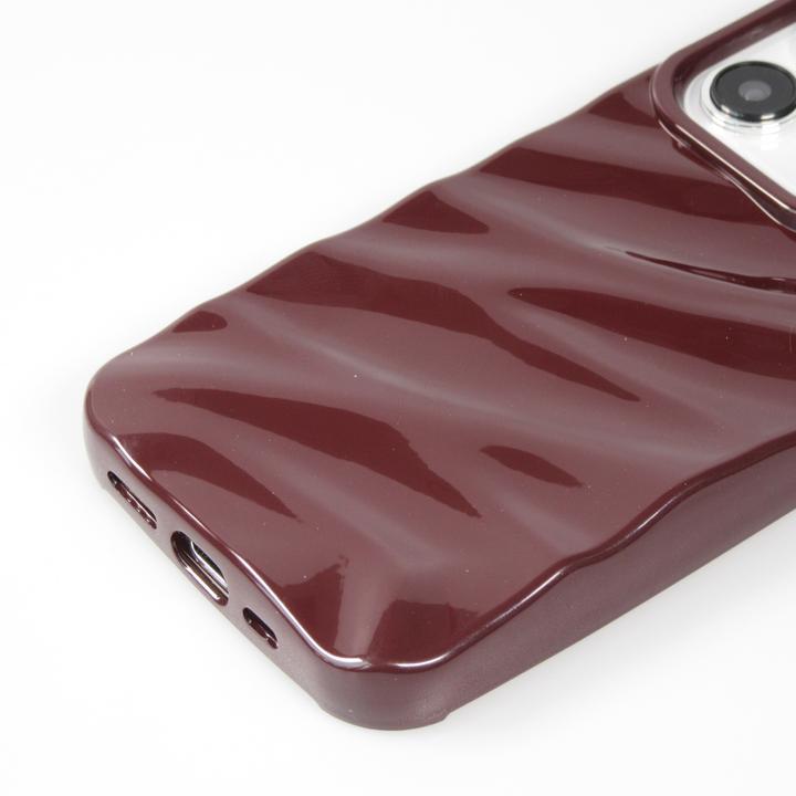 Image du produit PhoneLook Coque Silicone avec forme de vague 3D mat Violet (Apple iPhone 15 Pro Max)